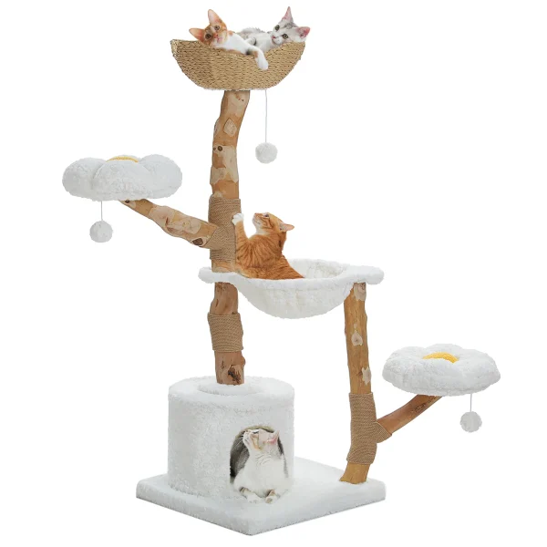 Large Cat Tree Tower with Sisal Scratching Posts