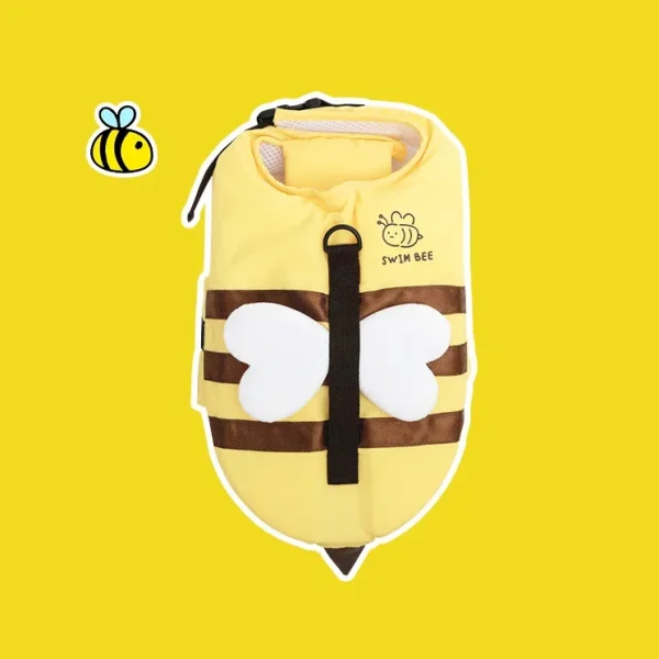 Bee Dog Swimsuit Life Jacket for Swimming