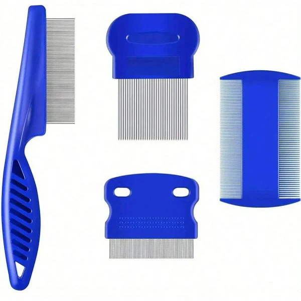 4-Piece/6-Piece Pet Comb Set, Cat Flea Removal