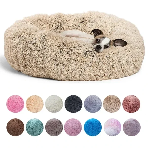 40-90cm 6 Sizes Round Pet Bed for Large Dog
